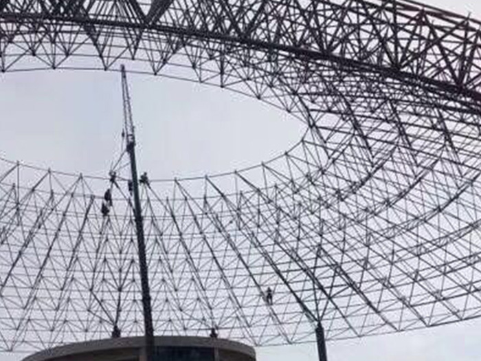 百色篮球馆球形网架厂家价格